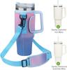 Water Bottle Carrier Bag for Large Capacity Tumbler Cup with Handle Water Bottle Cup Sleeve with Adjustable Shoulder Strap