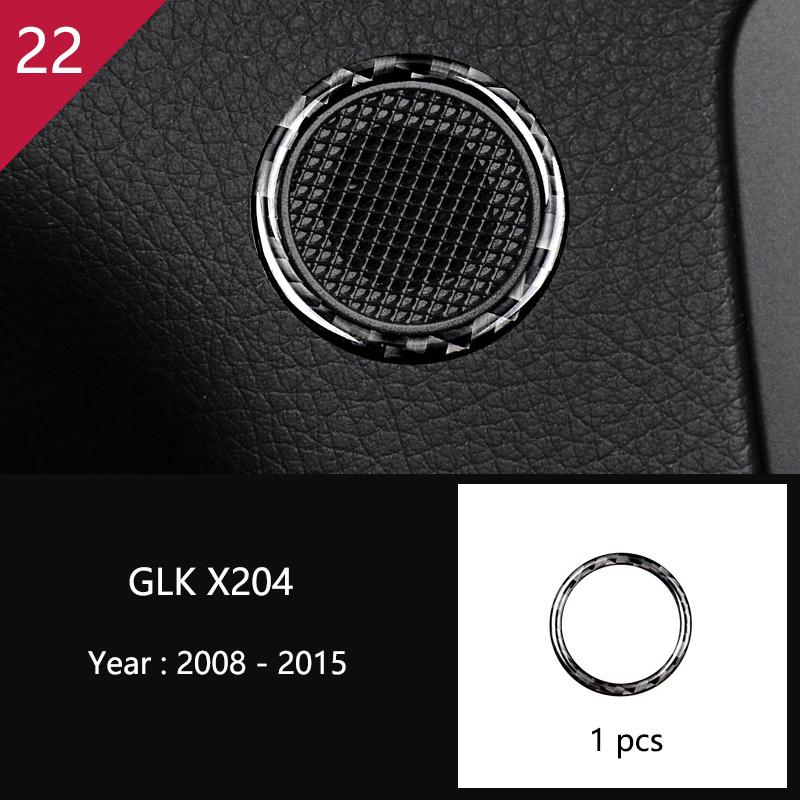 Углеродное волокно для Mercedes Benz GLK X204, внутренняя панель переключения передач, AC CD, панель, дверной подлокотник, отделка, наклейка на автомобиль