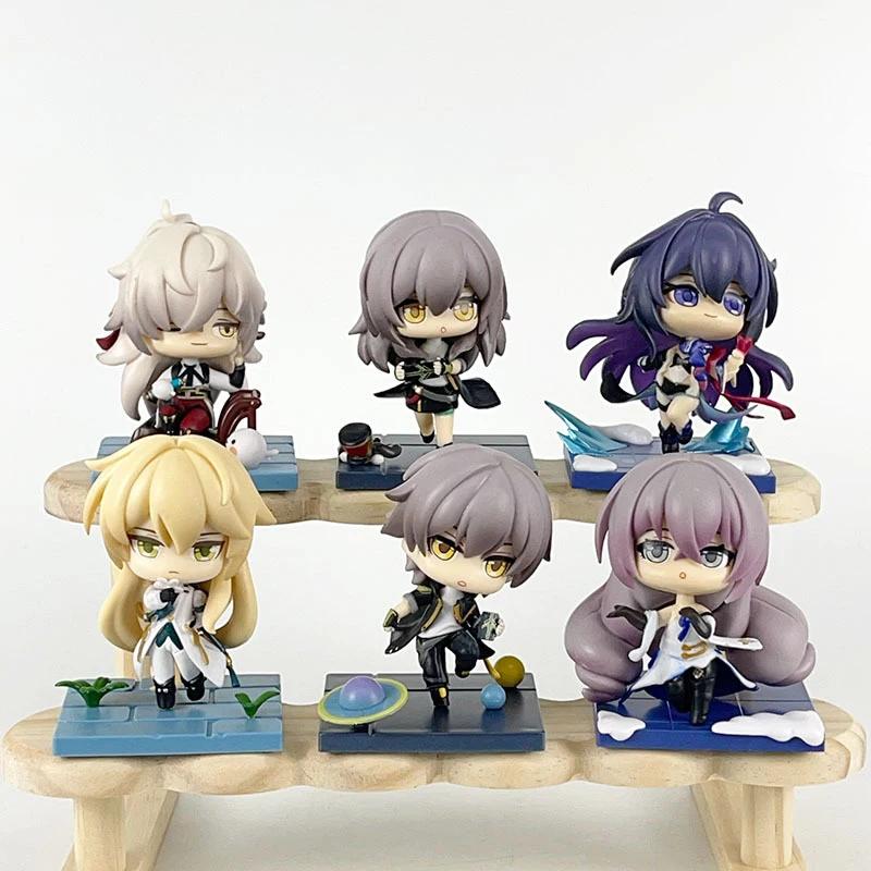 6 Styles Anime Games Star Rail Action Figure Good PVC Stelle Figurine Model Toy Collectibles Gift Full Set