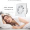 4/6 Inch Exhaust Fan Energy-saving Wall Mounted Vent Fan Anti-Mosquito Design Ventilator Extractor Fan for Bathroom Kitchen