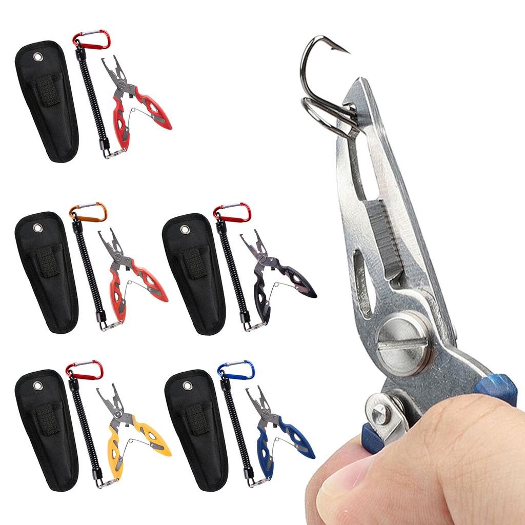 Stainless Gripper Hook Remover Fishing Pliers Fishing Tackle Multifunctional Rustproof Line Clippers Braid Line Cutter