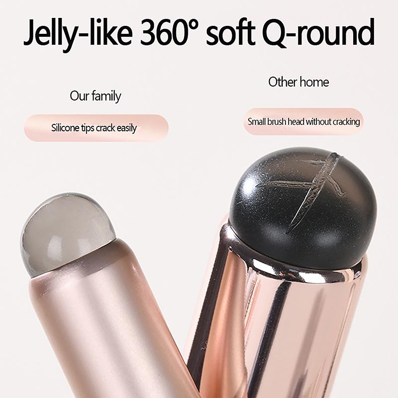 1Pcs Silicone Lip Brush Round Head Brush Concealer Brush Lip Brush Finger Pulp Brush Lipstick Cover Makeup Brush Makeup Tools