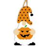 8Pcs Halloween Ornaments Gnome Pumpkin Ghost Black Cat Haunted House Halloween Hanging Pendant Holiday Party Decor