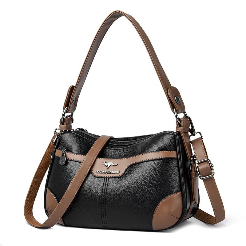 Сумка Модная Цветовая Контрастная Атмосфера Сумка для мам Сумка Через Плечо Женская Сумка На Плечо