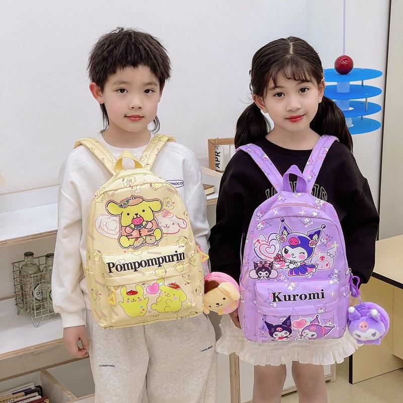 Kindergarten Primary School Students Schoolbag Cartoon Animation Cute Printed Boys And Girls Backpack Children'S Backpack