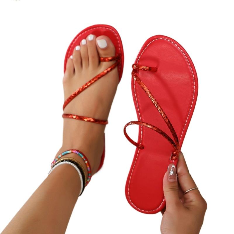 Мода 2025 Новая женская обувь С узким носком Женские тапочки Мода Большой размер Летние уличные Пляжные Бестселлер Мягкая подошва Плоские тапочки