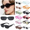 Square Small Frame Sunglasses Personalized Punk Sunglasses Street Shooting Trend Simple Glasses Uv Protection