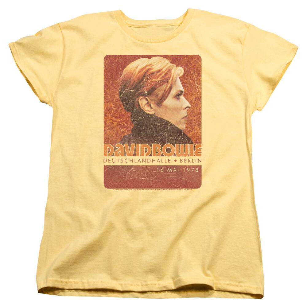 DAVID BOWIE ЛОГОТИП Официальная женская футболка с графическим принтом группы SM-2XL Унисекс футболка