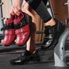 YUANZHI Мужские Женские Профессиональные Туфли для Становой Тяги Нескользящие для Тяжелой Атлетики на Липучке Качественные Туфли для Приседаний Тяжелой Тяги Унисекс Дизайнерские