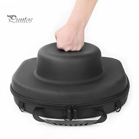 Сумка для хранения ковбойской шляпы, дорожный чехол для шляпы с ручкой, застежка-молния, водонепроницаемый держатель для ковбойской шляпы, дорожный жесткий чехол для шляпы