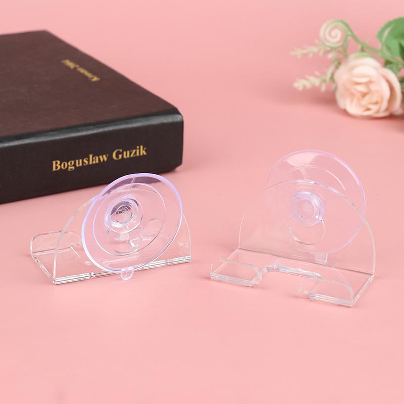 2 шт. держатель для бритвы на присоске прозрачный крючок стойка для бритвы водонепроницаемый съемный