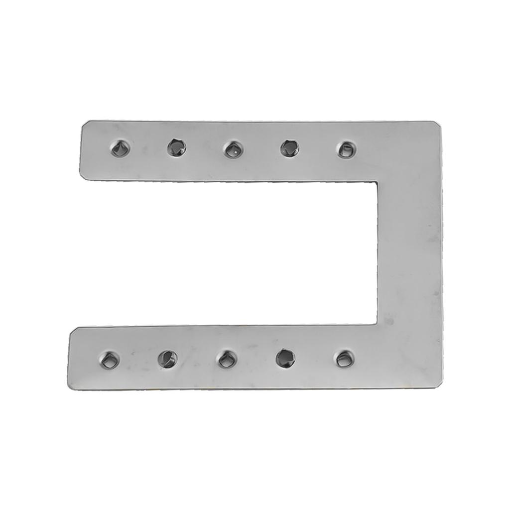 50 шт. Заземляющая шайба для солнечных панелей U-образной формы, Заземляющий проводящий лист для солнечных панелей, Нержавеющая сталь, Для фотоэлектрических крыш