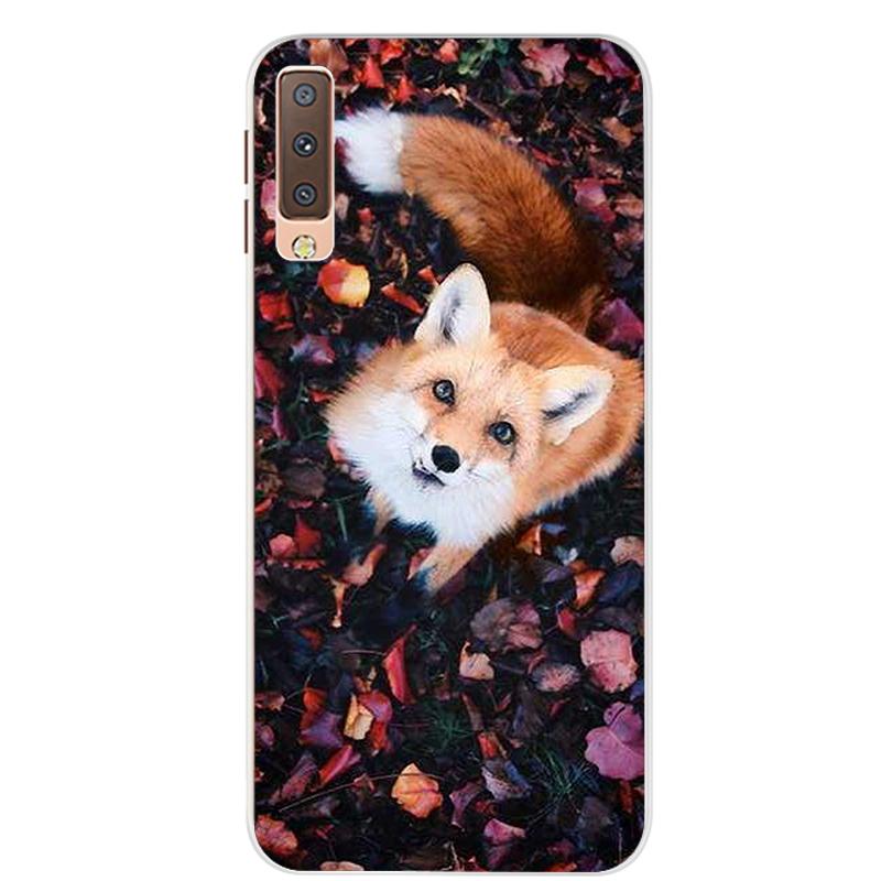 Чехлы для Samsung Galaxy A7 2018, силиконовый цветной чехол для телефона, чехол для Samsung A7 2018 A750 A750F, защитный корпус 6,0 дюймов