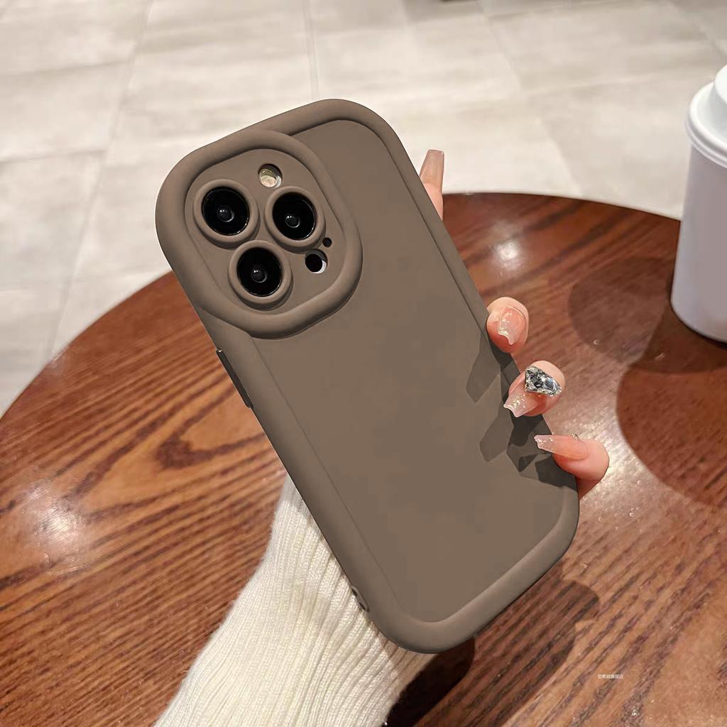 Силиконовый чехол для iPhone 16 15 14 13 12 11 Pro Max X XR XS Max 8 7 Plus SE с защитой камеры и защитной пленкой для экрана