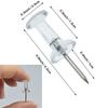 100pcs Clear Transparent Thumb Tacks Plastic Drawing Pins New Push Pins