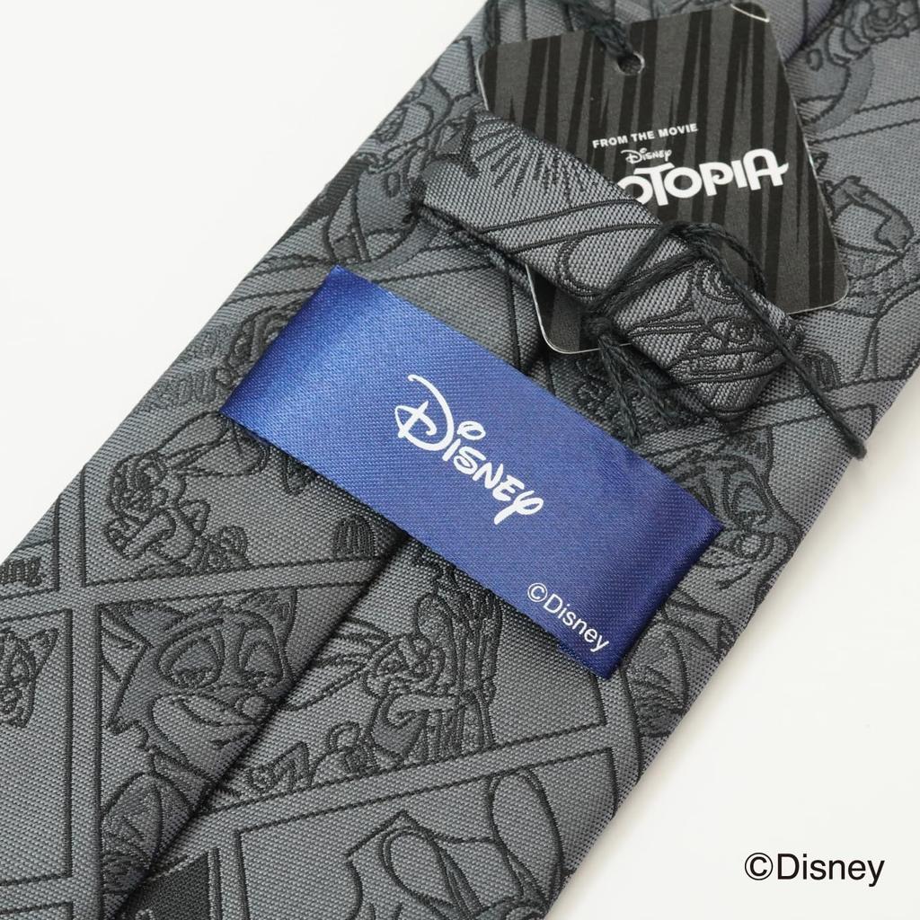 Галстук Disney Zootopia с узором Джуди и Ника D50030 Серый