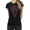 Marvel Womens/Ladies Black Panther Tribal Heads Cotton T-Shirt