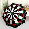 Dart Legend Target Compact Travel Automatic Umbrella Retractable Design with 8-Rib Durability Compact Design All-Season Use Compact Folding Umbrella