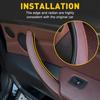 3 шт. Для 2008-2014 BMW E70 E71 X5 X6 Внутренняя накладка на ручку двери Панель отделки Черный