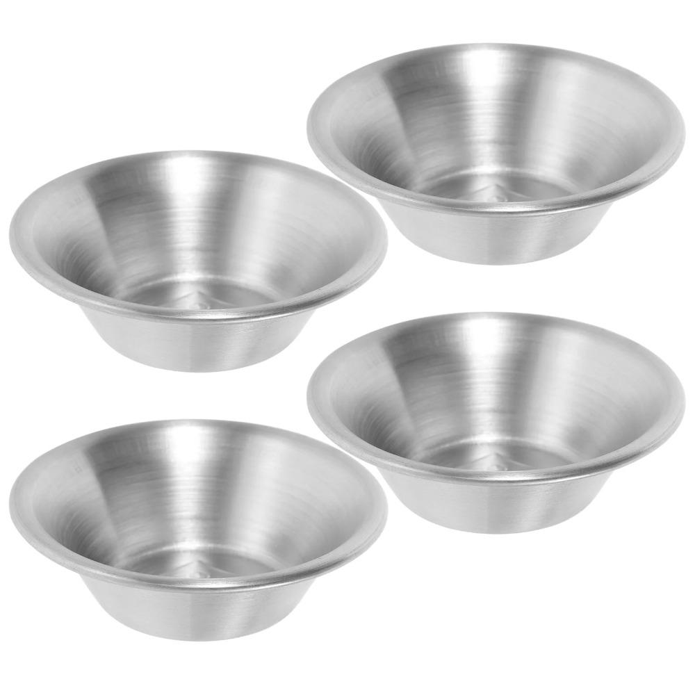 5pcs Reusable Cookie Mold Round Muffin Cake Pans Kitchen Gadgets Egg Tart Mold Pudding