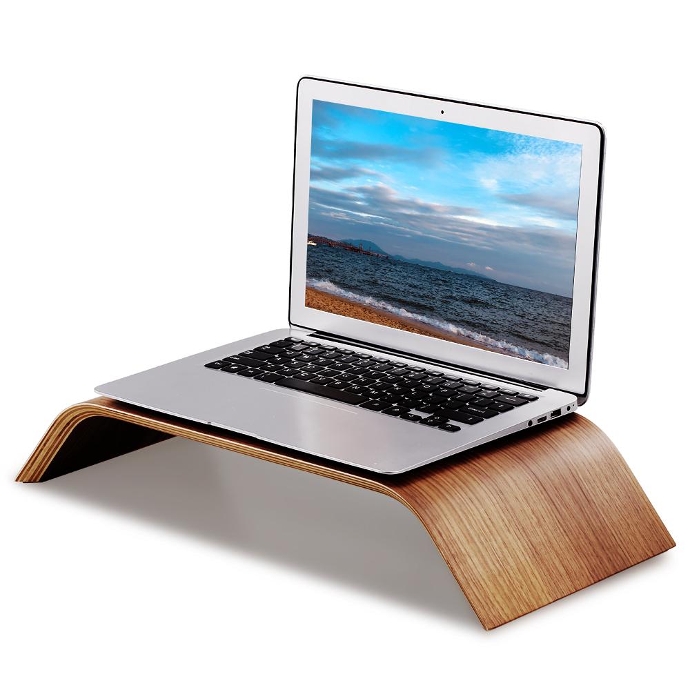 SAMDI Деревянная подставка «Все в одном» Монитор для машины Держатель для ноутбука Прочная несущая способность Стабильная деревянная подставка