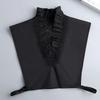 Women's Cotton Detachable Collar for Sweater Blouse Shirt Fake Collar Decorative Female White Half Shirt False Collar Accessory