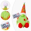 Adorable Grinch Sitting Plush Doll Green Furry Monster Holiday Decoration Toy
