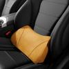 2-in-1 Car Seat Booster Universal Driver Memory Foam Lumbar Pillow Suede Seat Height Inclined Cushion