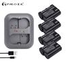 PALO 4 шт. EN EL15 ENEL15 EN-EL15 аккумулятор + светодиодное зарядное устройство для Nikon D500 D600 D610 D750 D7000 D7100 D7200 D800 D800E 810 D810A v1