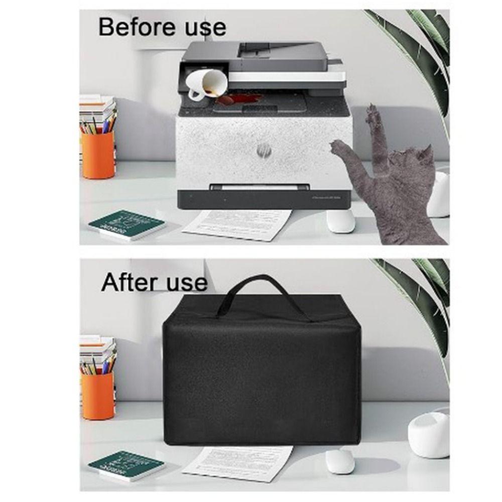 Waterproof Printer Dust Cover Reinforced Handle Protective Sleeve Dustproof Cover  Study Room