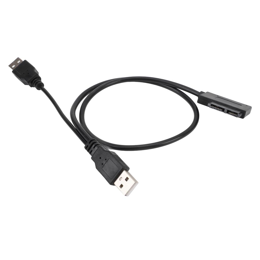 Кабель-адаптер USB на 7+6 13Pin Slimline SATA 480 Мбит/с Поддержка горячей замены Кабель USB 2.0 на SATA для привода CD DVD ROM ноутбука