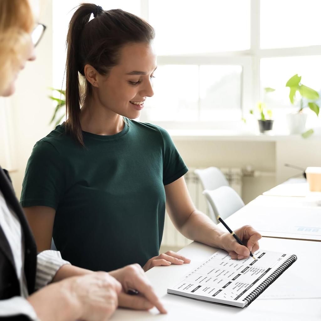 Weekly Planner 2026 - Spiral Bound, 11.2'' x 6.3'', Undated Daily Productive Weekly Planner, 55 Weeks