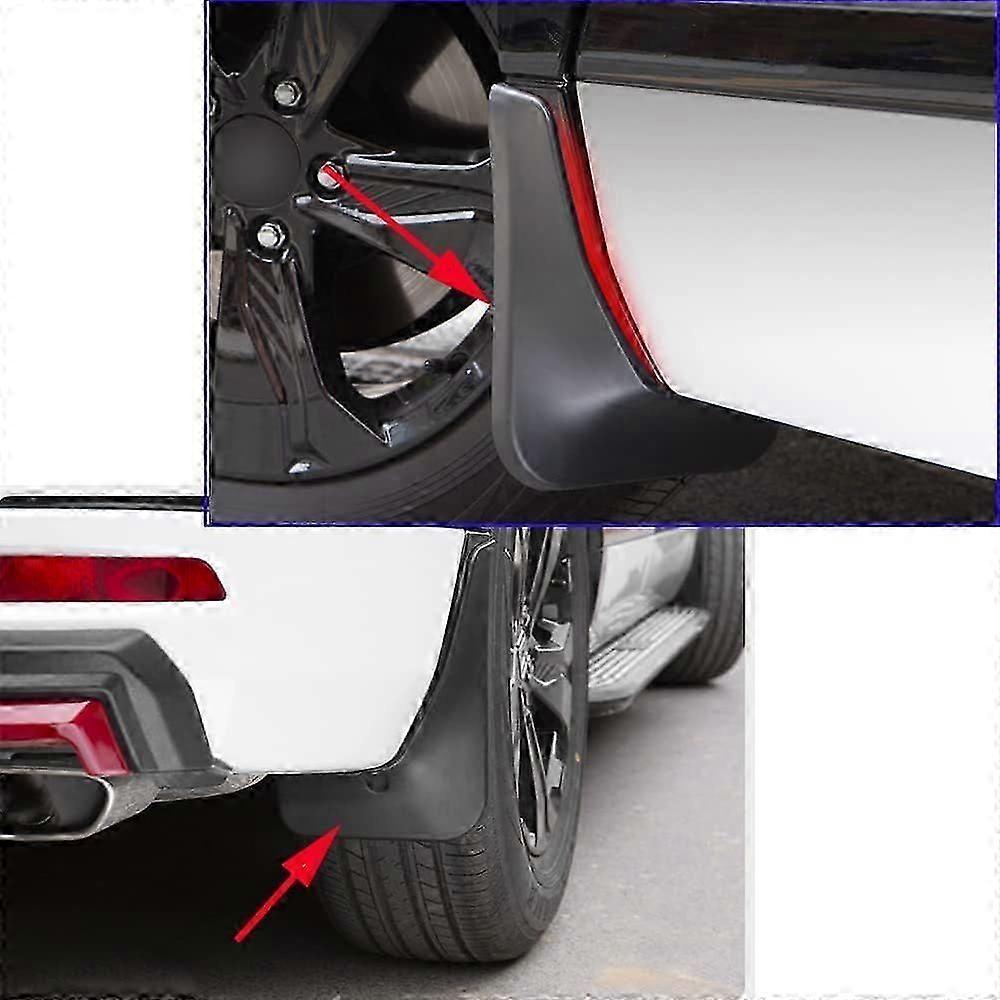 4Pcs Mud Guards Auto Mud Flaps Splash Guards Exterior Guards Fender Compatible with Toyota Corolla Cross 2021 2022 2023 2024 2025 2026 Mudguards Mudfl