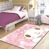 Cinnamoroll, My Melody, and Twin Stars print rug, floor protector mat. Cute cartoon decorations for the bedroom/children's room.
