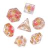 Cusdie Милый набор кубиков-грибочков D&D 7 шт. D4 D6 D8 D10 D% D12 D20 DND Многогранные кубики для Ролевой игры Настольных игр TRPG