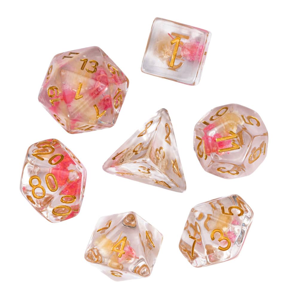 Cusdie Милый набор кубиков-грибочков D&D 7 шт. D4 D6 D8 D10 D% D12 D20 DND Многогранные кубики для Ролевой игры Настольных игр TRPG