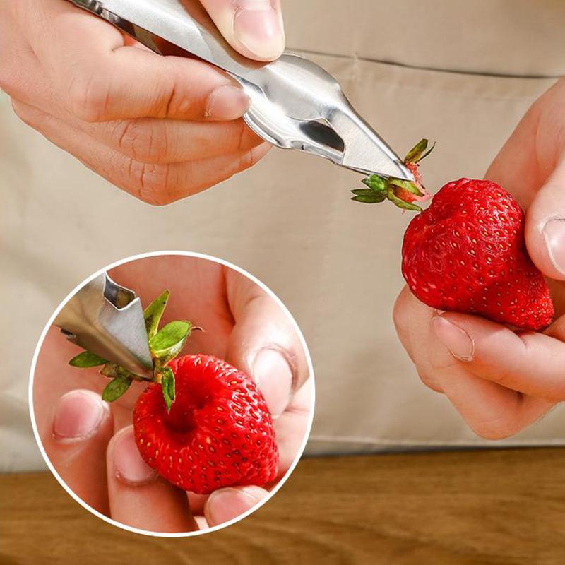 1 шт., практичный нож для чистки глазков ананаса, нержавеющая сталь, режущий зажим, инструмент для удаления сердцевины, полезные кухонные инструменты для фруктов