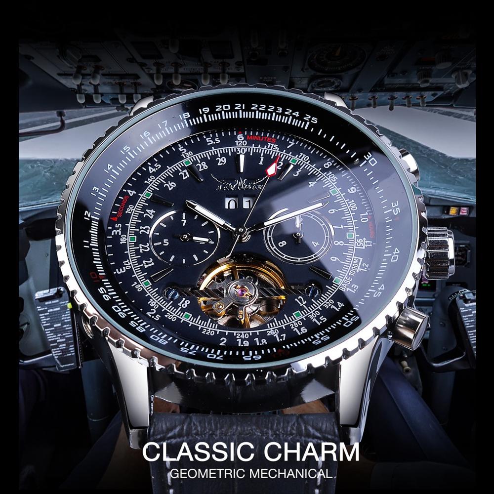 Jaragar New Top Men's Watch Casual Dial Mechanical Watch Multifunctional Waterproof Luminous Watch Men's Fashion Watch