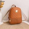 Women Diamond Grids Small School Bags Backpack Rucksack Shoulder Bags