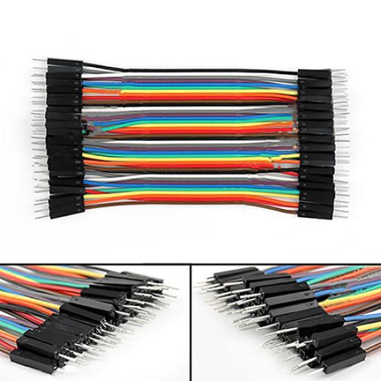 40 шт./Ряд 10 см M-M M-F F-F Провода Dupont Перемычки для макетной платы Arduino