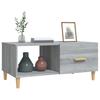  Coffee Table, Grey Sonoma Oak, 89.5x50x40 Cm