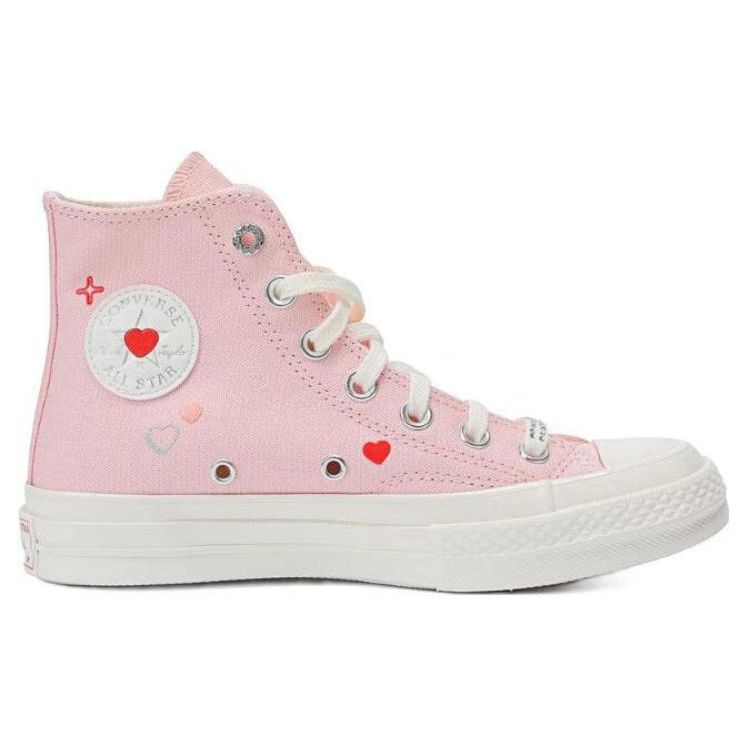 Converse Женские кроссовки Chuck 70 High Y2K Heart Pink Donut-Glaze Egret A09113C