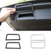 2Pcs/Set ABS CarTailgate Handle Decorative Frame Stickers Fit For Land Rover Range Rover Evoque L551 Auto