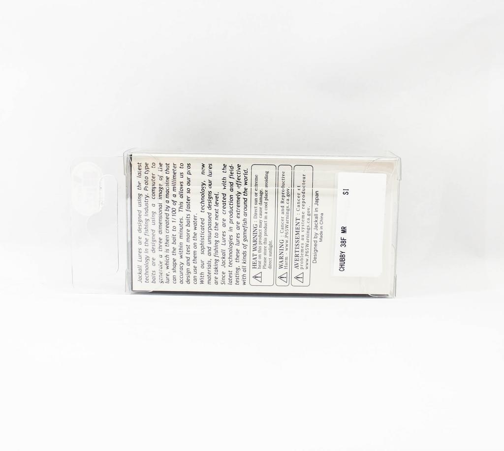 Jackall Chubby 38F MR Плавающая приманка УФ-мат Черный окунь (3228)