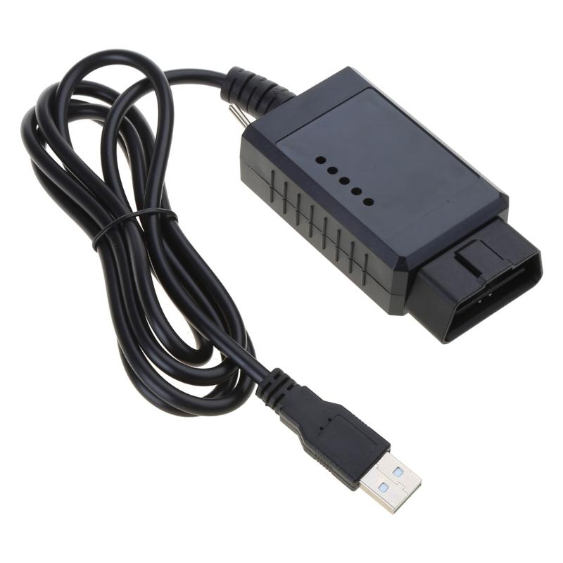 Автомобильный диагностический инструмент OBD2 Elm 327 USB Чип Считыватель кодов Hs CAN/MS CAN Переключатель с переключателем для скрытия CH340T Автомобиль