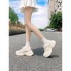 Women's Autumn New Women's Shoes Summer Sneakers Ins Fashionable All-Match Thick-Soled White Shoes