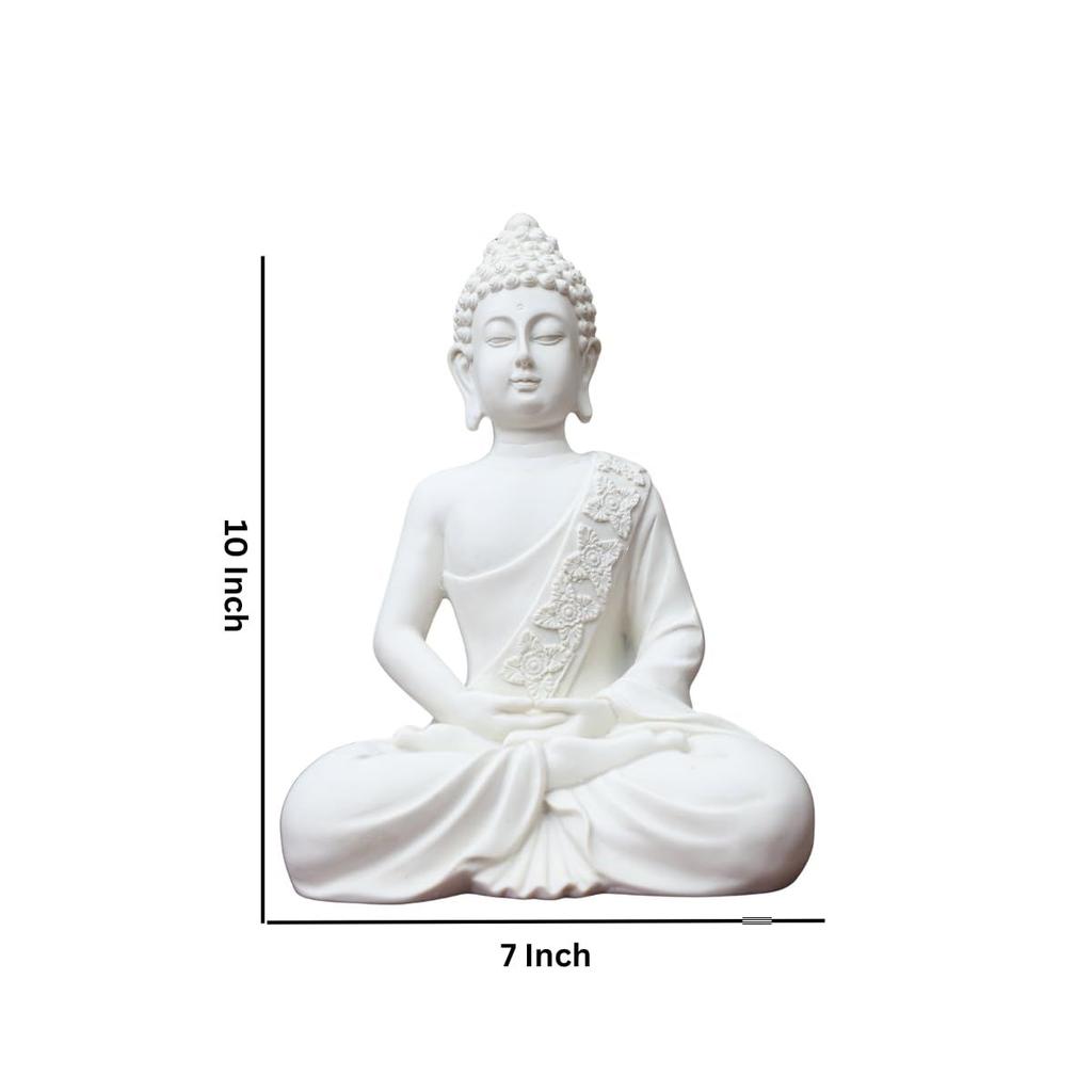 Полимраморная статуя медитирующего Будды/Будды/Гаутамы Будды, статуэтка Лорда/Идола/Мурти, подарочные товары, экспонат для домашнего декора