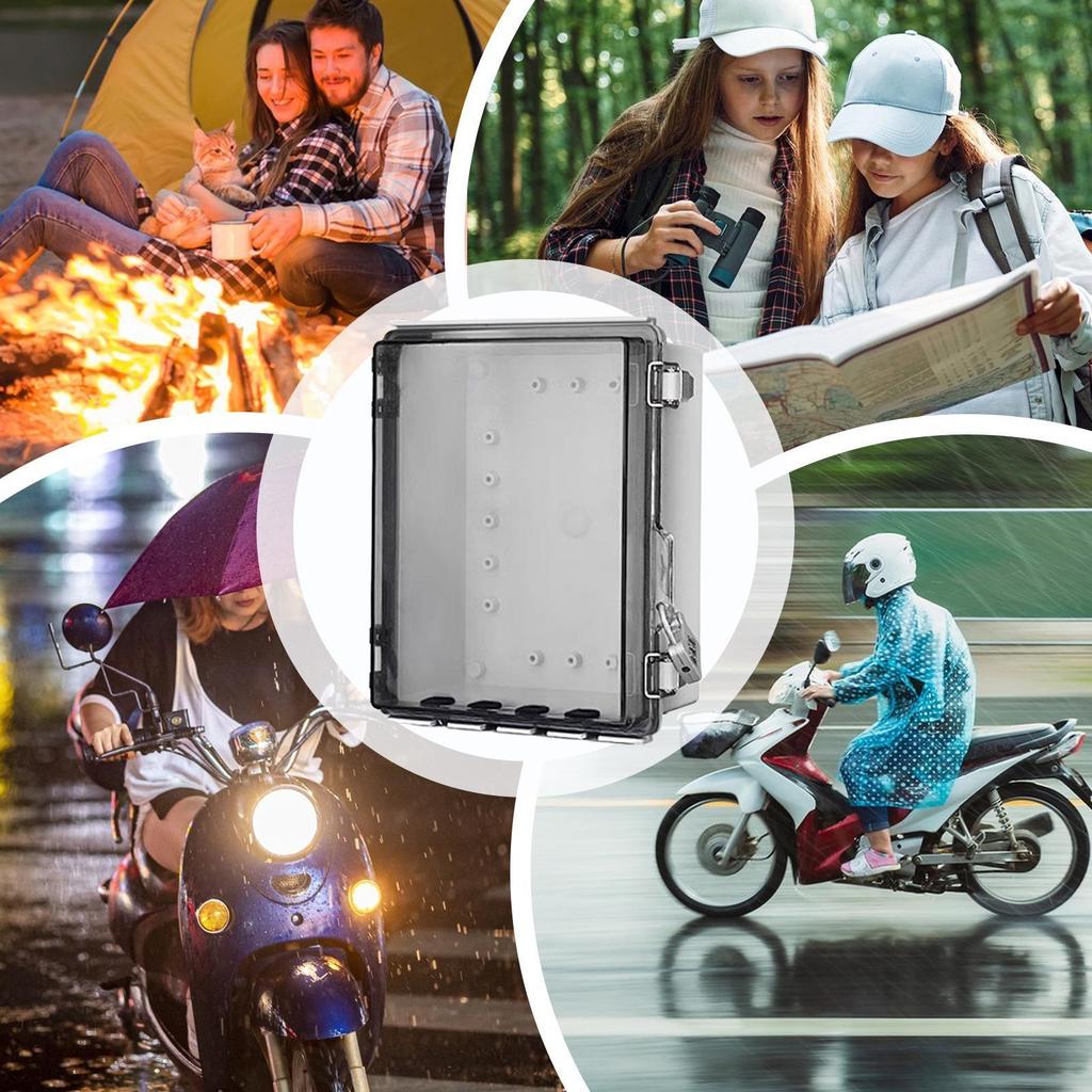 Наружный socket box крышка для защиты зарядки аккумулятора автомобиля плата с розетками водонепроницаемый ящик защита от дождя ящик с замком