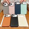 Мягкий ТПУ чехол с текстурой кожи, противоударный, для iPhone 17 Air 16 15 Pro Max 12 13 14 15 Pro 11, однотонный силиконовый чехол, Fundas