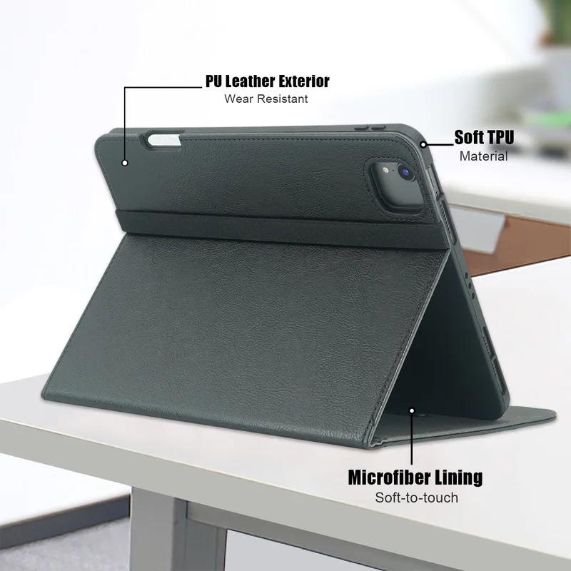 For iPad Air 13 Case 7th/6th Generation M3/M2 2025/2024 iPad Pro 12.9 Cases 2022/2021 with Pencil Holder iPad Pro 13 Cover Shell